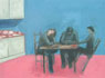 En nu? / And Now? (2003)  - Acryl en olieverf op doek 50 x 40 cm Priv&eacute;collectie 