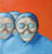 Hahahihiha / Hahahihiha (2000)  - Acryl en olieverf op paneel 40 x 40 cm Priv&eacute;collectie 