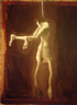 Hangend Mannetje / Hanging Man (1998)  - Acryl en olieverf op paneel 90 x 70 cm  &euro;2.400,-