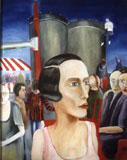 Nationale Neuspeutervrijdag / National Nose Picking Friday (1998)  - Acryl en olieverf op doek 150 x 120 cm  &euro;4.050,-