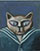 Poes 2 / Cat 2  - Acryl en olieverf op doek 50 x 40 cm Priv&eacute;collectie 