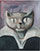 Poes 20 / Cat 20  - Acryl en olieverf op doek 50 x 40 cm Priv&eacute;collectie 